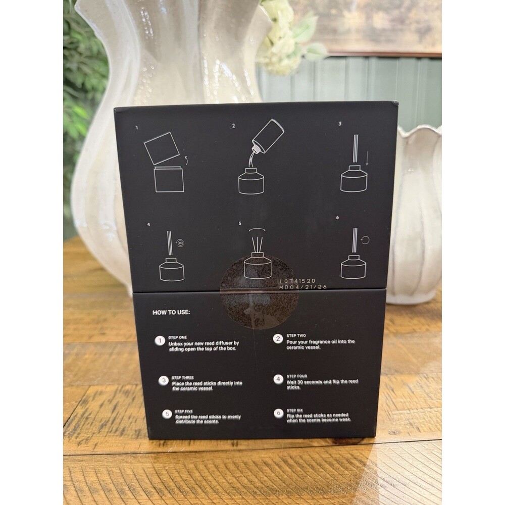 Hotel Collection 100mL Ceramic Reed Diffuser – My Way | Bone $49.95 Retail - Picture 7 of 12